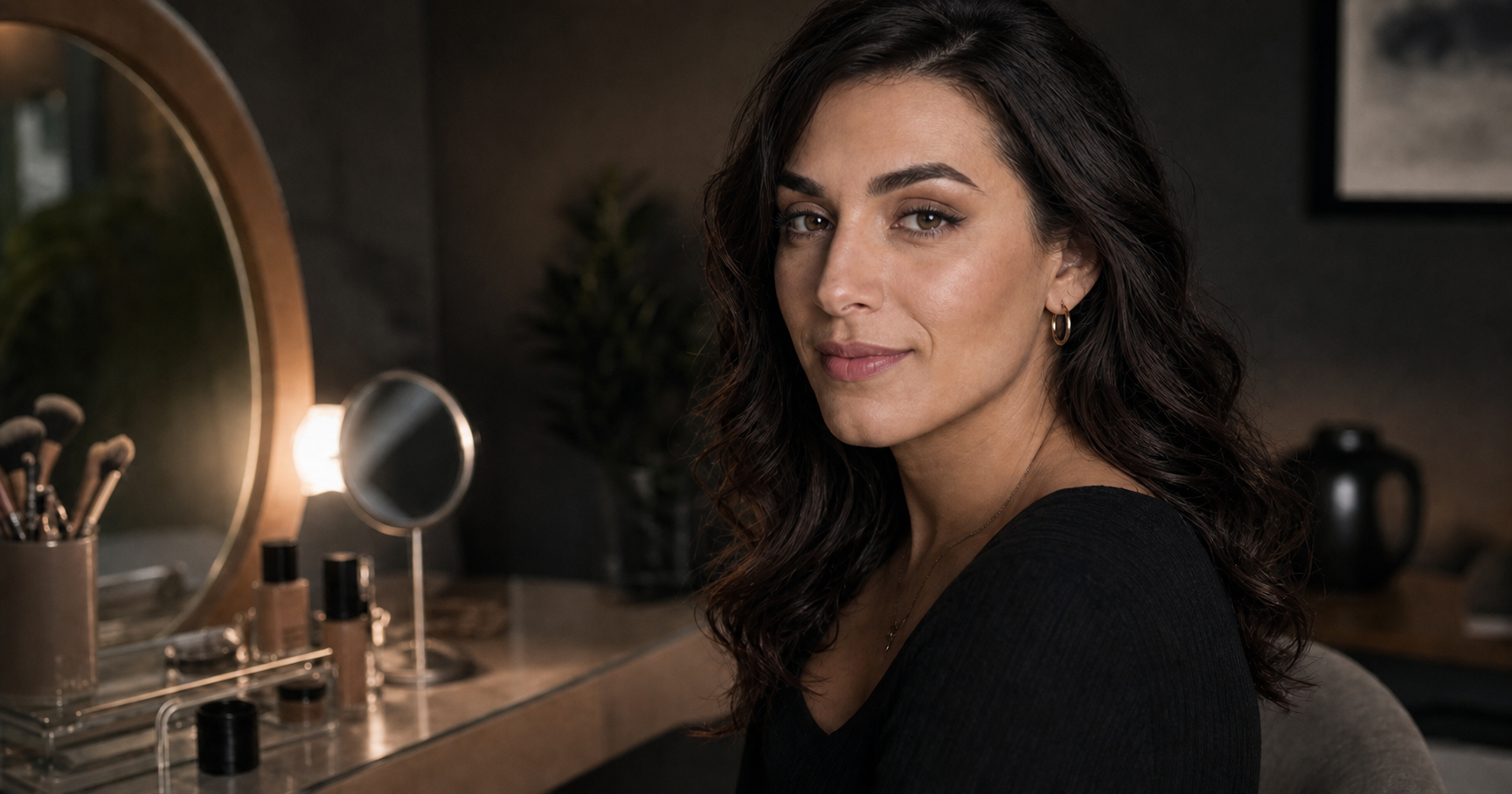 Feminine face styling